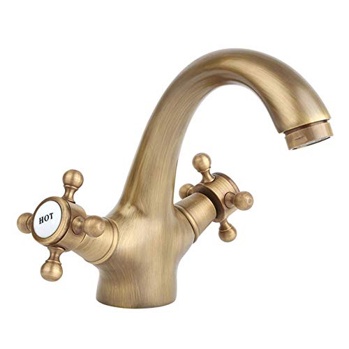 Algopix Similar Product 5 - Antique Brushed Brass Bathroom Sink