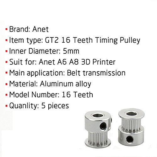 Algopix Similar Product 18 - Anet GT2 Timing Belt with 16 Teeth
