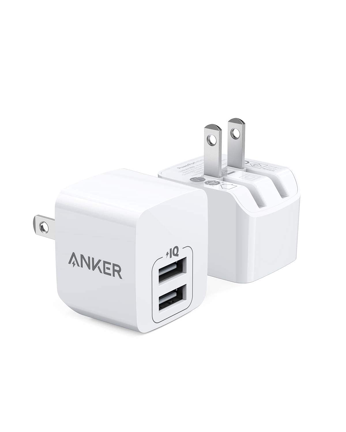 Algopix Similar Product 14 - USB Charger Anker 2Pack Dual Port 12W