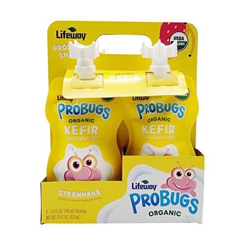 Algopix Similar Product 5 - LIFEWAY KEFIR PRO ORG STRWNAN 4P 14 OZ