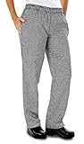 Algopix Similar Product 12 - Womens Houndstooth Chef Pant XS3X 2