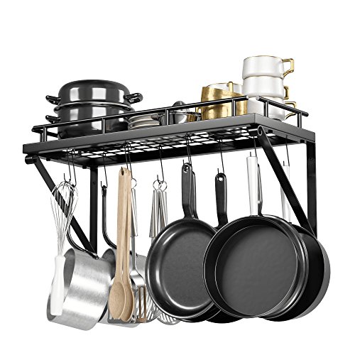 Algopix Similar Product 9 - Pot Rack Organizer with Upgraded