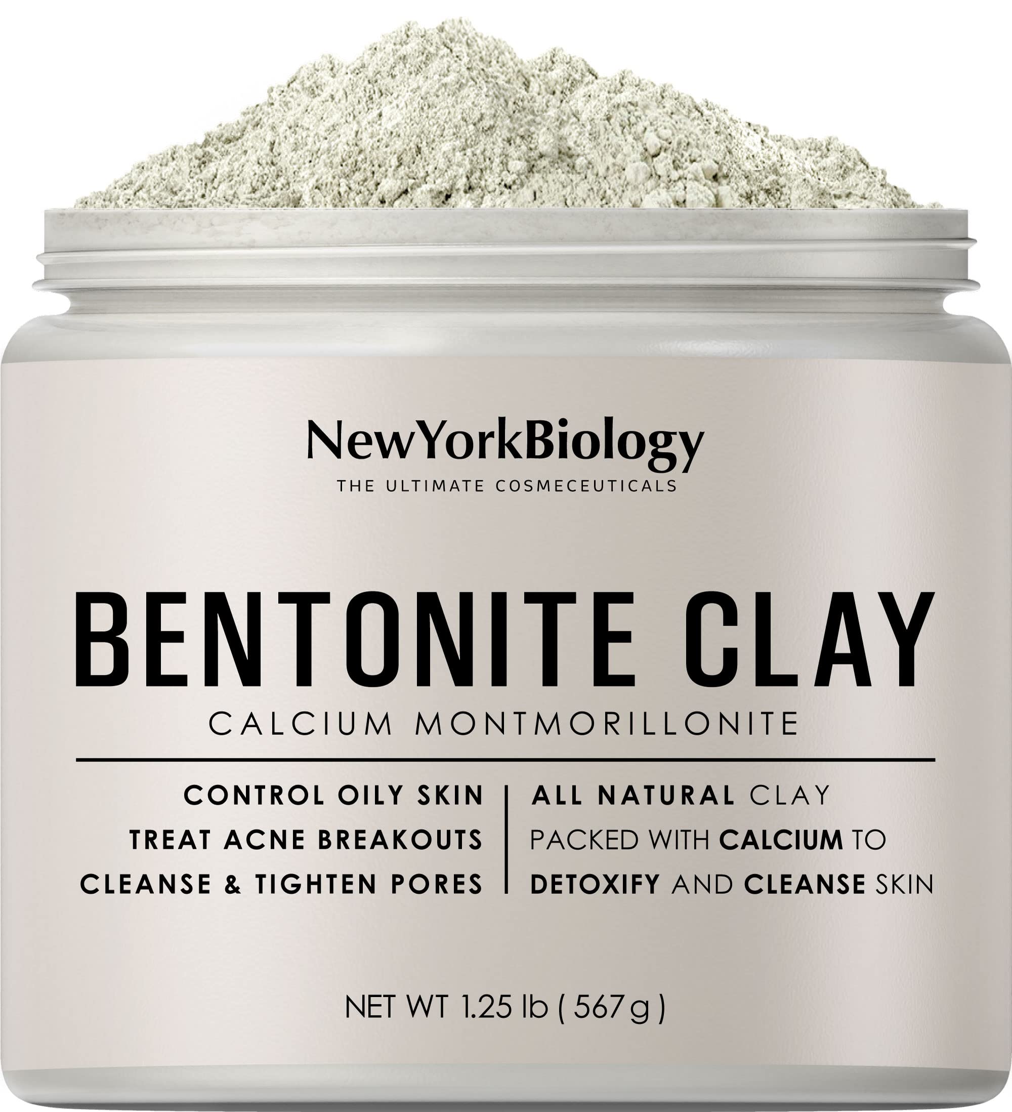 Algopix Similar Product 20 - New York Biology Bentonite Clay Powder