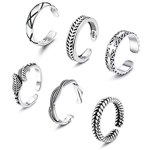 Algopix Similar Product 20 - Besteel 38Pcs Toe Rings for Women