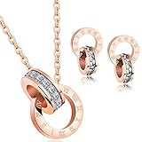 Algopix Similar Product 19 - Dainty Necklace for Women Roman Circle