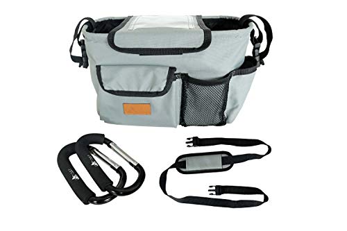 Algopix Similar Product 19 - Stroller Organizer  Padded Hooks 