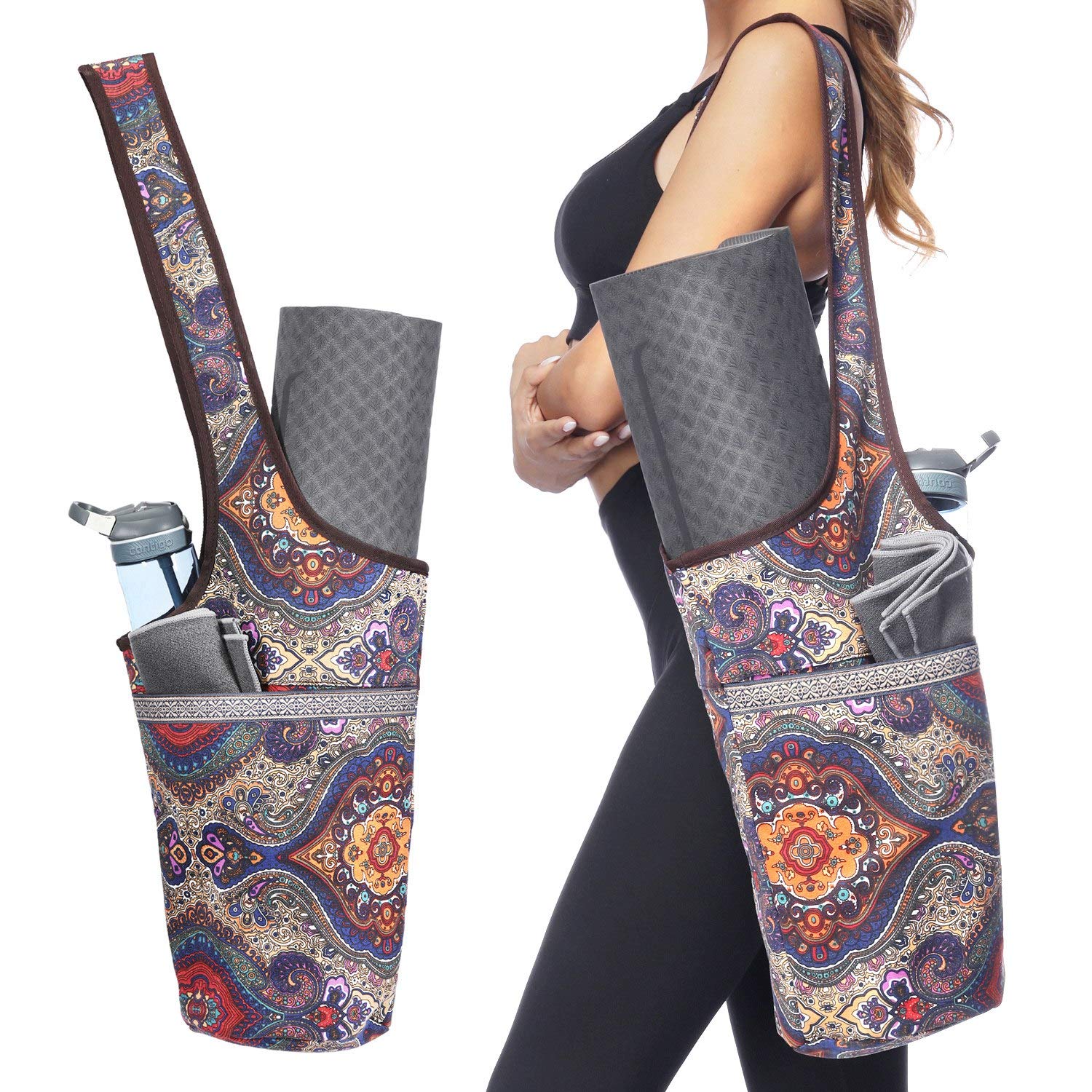 Algopix Similar Product 15 - Ewedoos Yoga Mat Bag Yoga Bags with