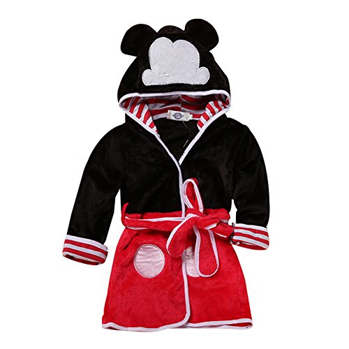 Algopix Similar Product 16 - Baby Boys Girls Cartoon Bathrobe Soft