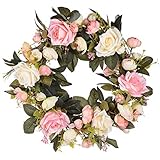 Algopix Similar Product 3 - Lvydec Artificial Rose Flower Wreath
