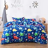 Algopix Similar Product 3 - Macohome Dinosaur Duvet Covet Set Kids