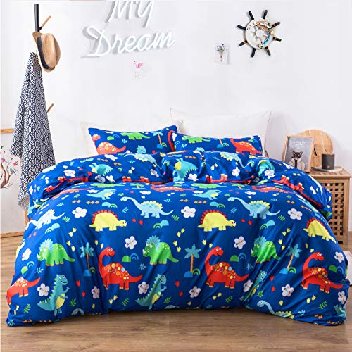 Algopix Similar Product 11 - Macohome Dinosaur Duvet Covet Set Kids