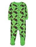 Algopix Similar Product 3 - Leveret UPS Truck Footed Pajama Sleeper