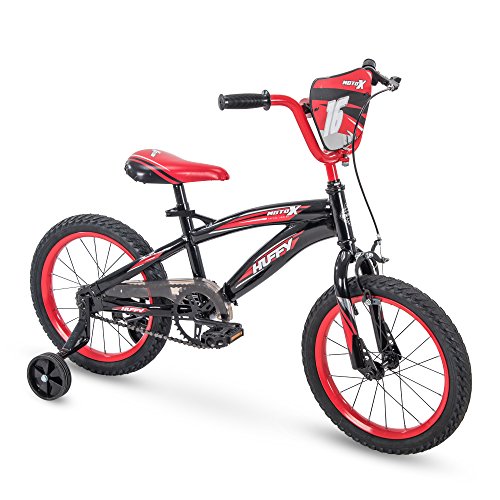 Algopix Similar Product 20 - Huffy 16" MotoX Boys Bike, Gloss Black