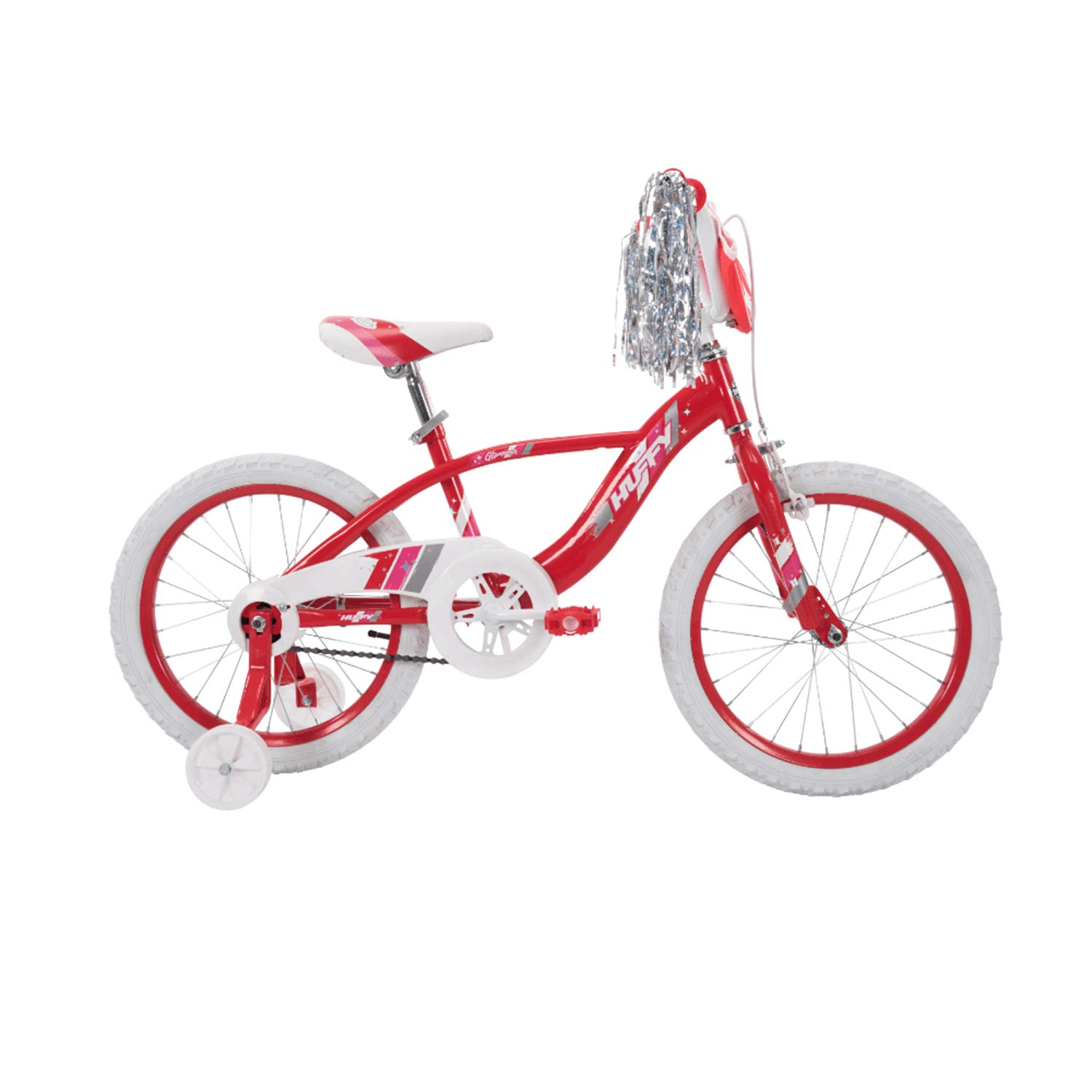 Algopix Similar Product 2 - Huffy 18" Glimmer Girls Bike, Cherry Red