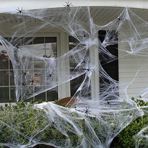 Algopix Similar Product 3 - 90shine 1100 sqft Fake Spider Web
