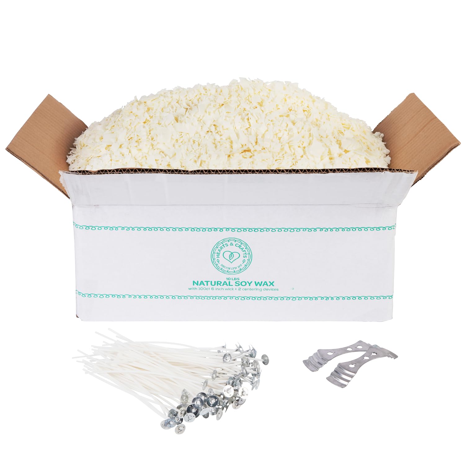 Algopix Similar Product 12 - Hearts  Crafts Soy Candle Wax Kit  10