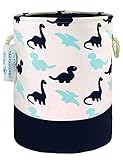 Algopix Similar Product 8 - LANGYASHAN Laundry Basket Canvas