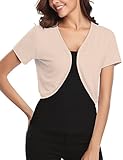 Algopix Similar Product 17 - Abollria Women Short Sleeve Bolero