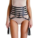 Algopix Similar Product 12 - Women Punk Leather Harness Garter Belt