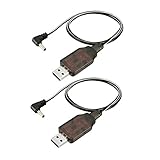 Algopix Similar Product 3 - uxcell 2pcs USB Charger Cable 35mm DC