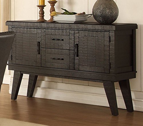 Algopix Similar Product 7 - Benzara Wooden Server Buffet, Brown