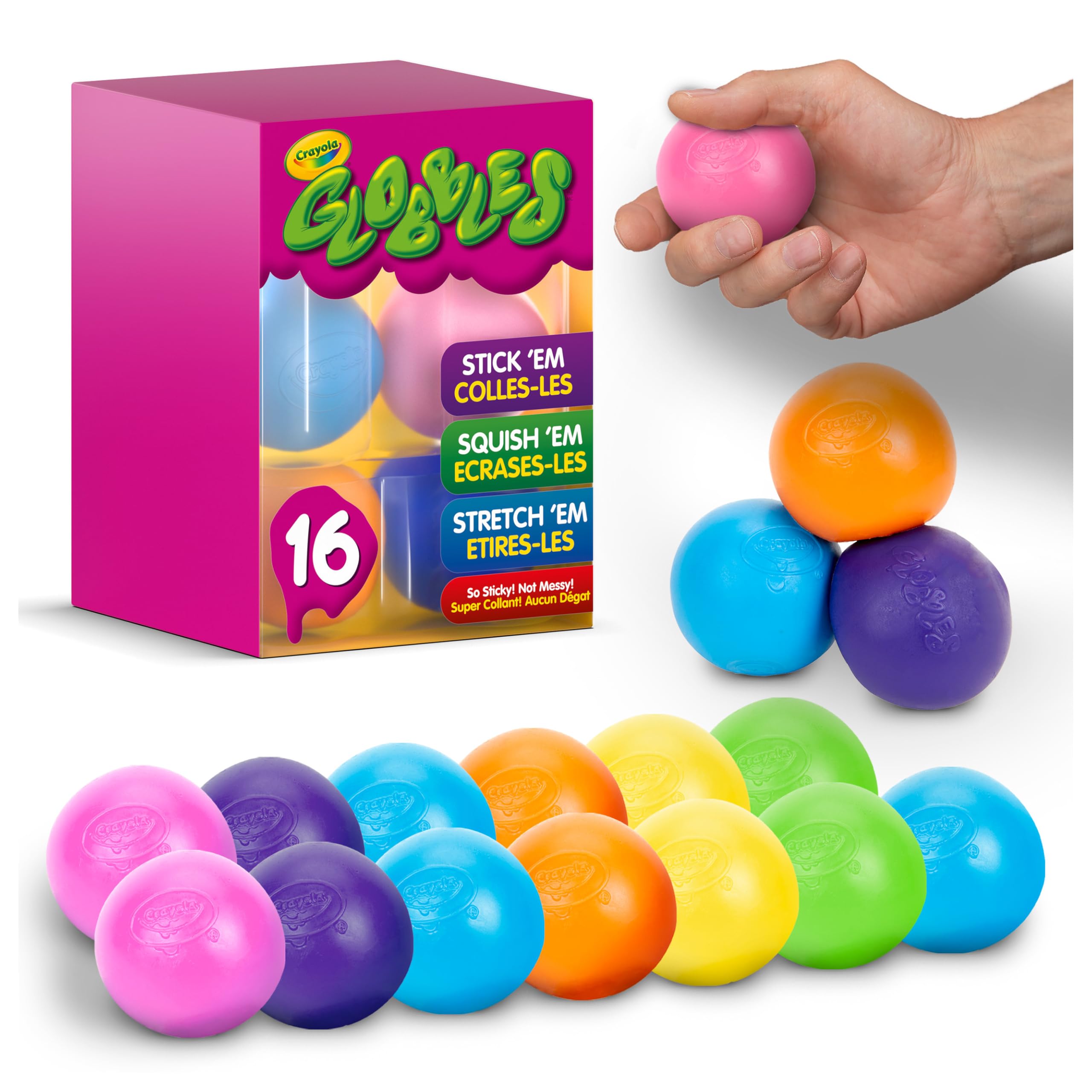 Algopix Similar Product 16 - Crayola Globbles Squish Toys 16ct