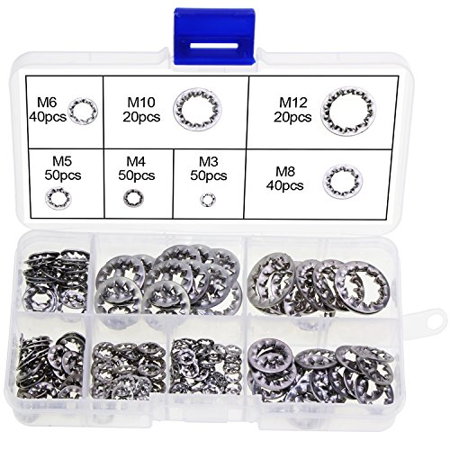 Algopix Similar Product 4 - OCR 270Pcs Internal Tooth Lock Gasket