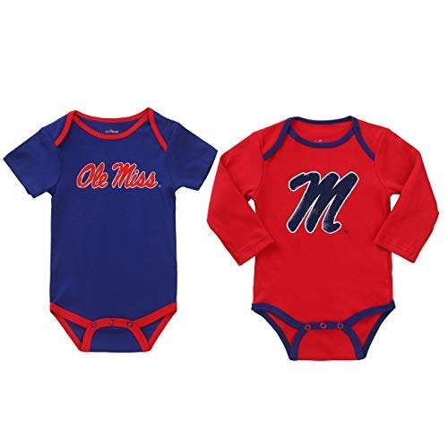 Algopix Similar Product 12 - FAST ASLEEP NCAA Ole Miss Rebels 2 pcs