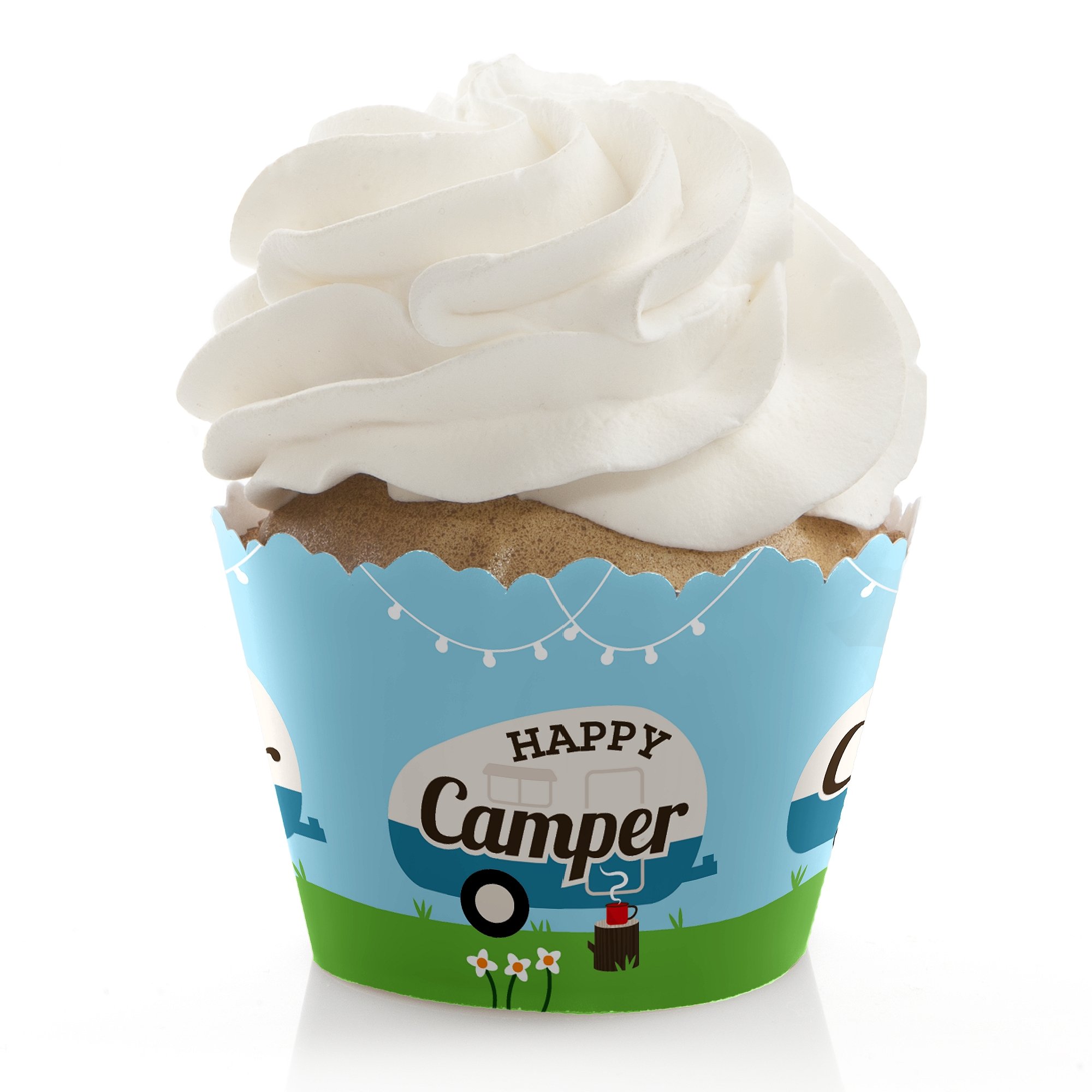 Algopix Similar Product 12 - Happy Camper  Camping Baby Shower or