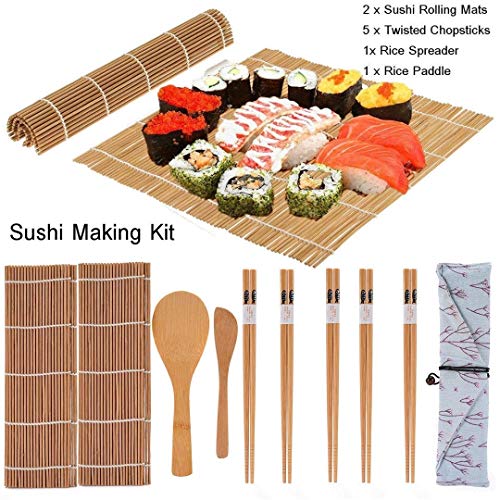 Algopix Similar Product 11 - Bamboo Original Sushi Rolling Mat