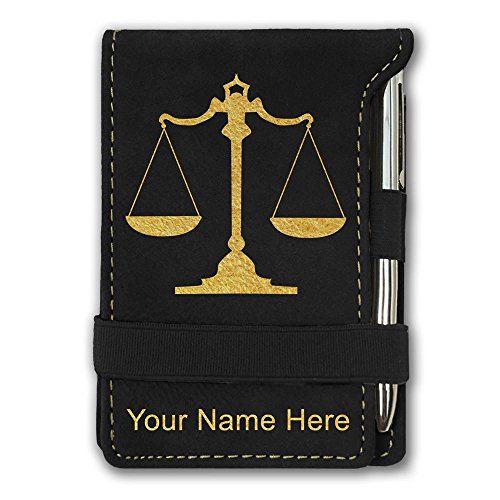 Algopix Similar Product 10 - Mini Notepad Law Scale Personalized