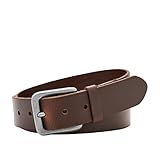 Algopix Similar Product 11 - Fossil Mens Otis Leather Belt Brown