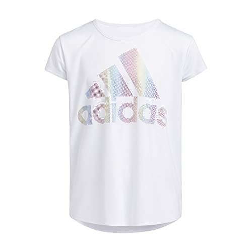 Algopix Similar Product 12 - adidas Rainbow Foil Tee Kids White