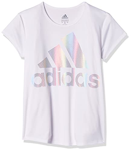 Algopix Similar Product 14 - adidas Girls Big Short Sleeve Scoop