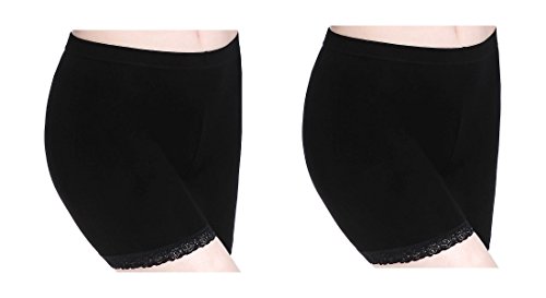 Algopix Similar Product 18 - Womens Under Skirt Leggings Soft