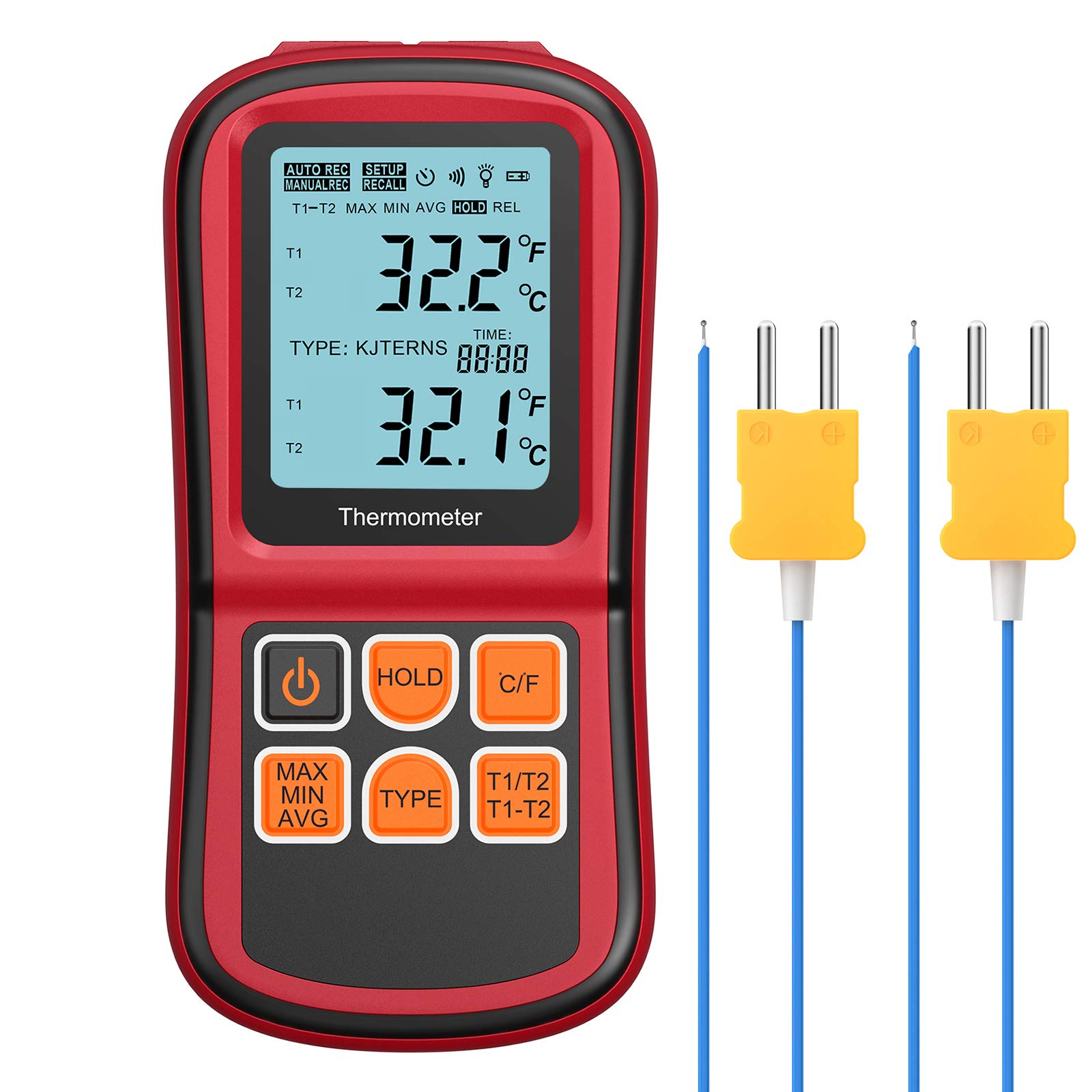 Algopix Similar Product 15 - Kamtop Digital Thermometer Dual