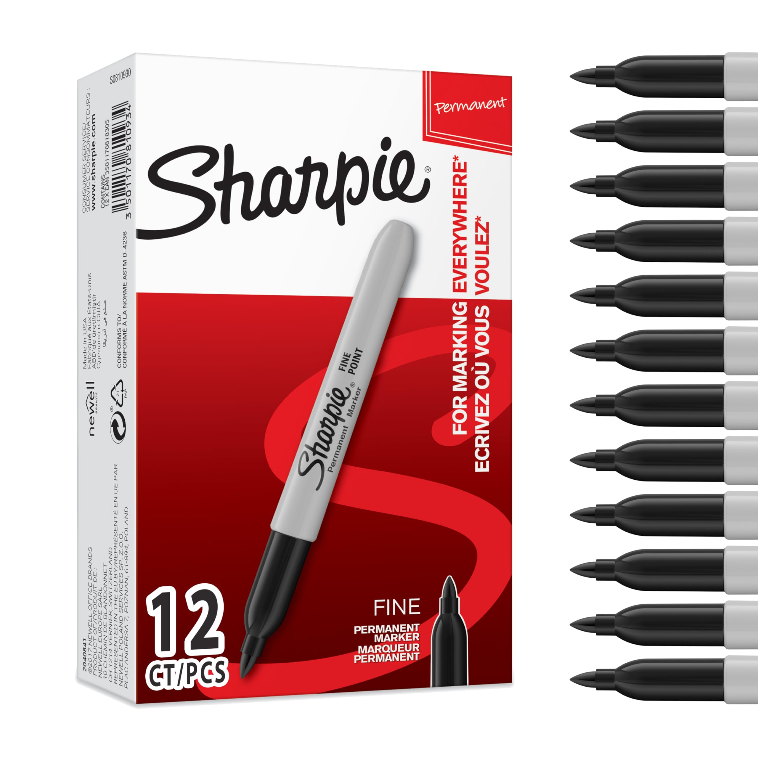 Algopix Similar Product 19 - Sharpie S0810930 Marker Fine Bullet Tip
