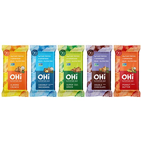 Algopix Similar Product 6 - OHi PlantBased Superfood Bar Variety