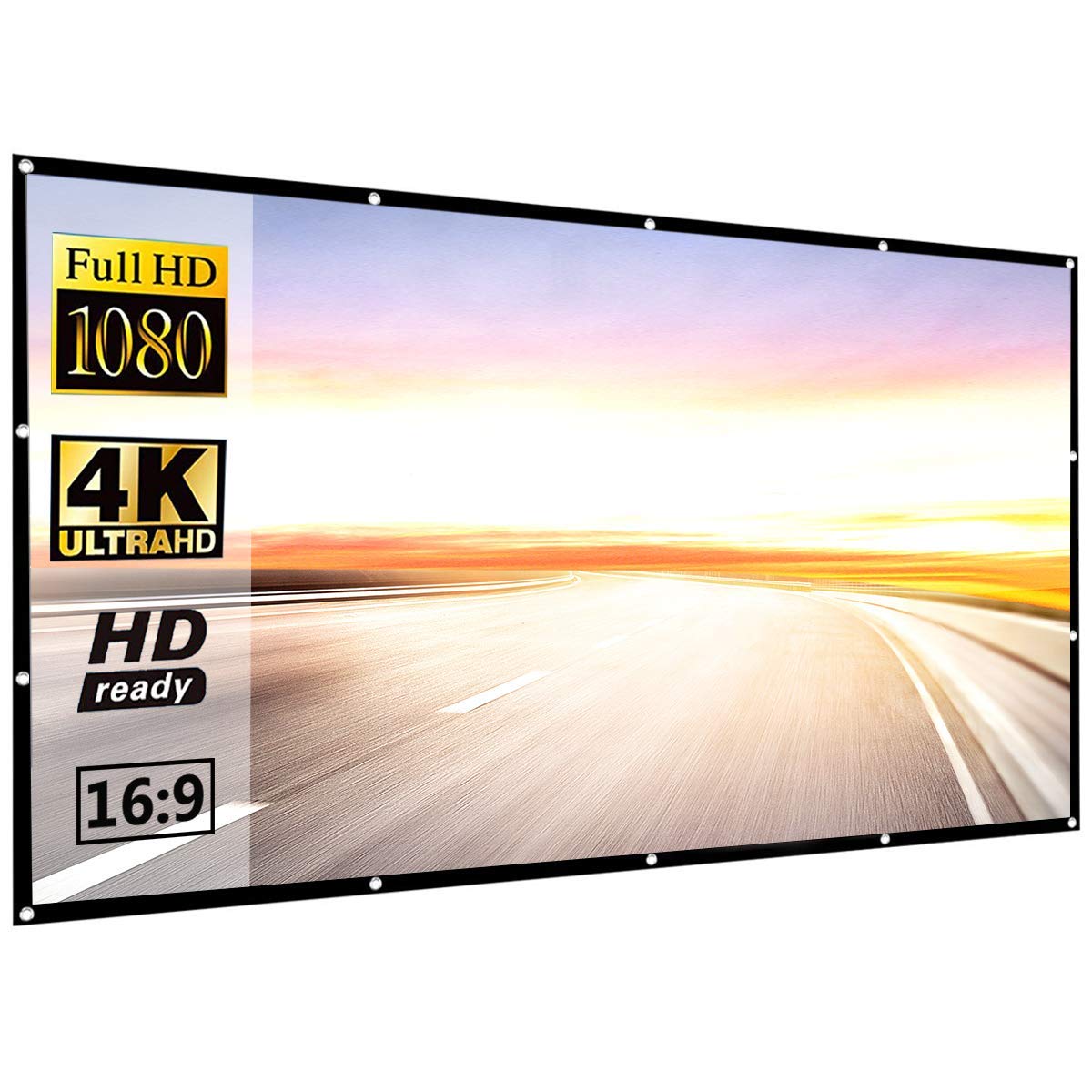 Algopix Similar Product 16 - Projector Screen 120 inch PJING