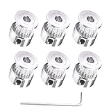 Algopix Similar Product 14 - Houkr 6PCS Aluminum 20Teeth GT2 Timing