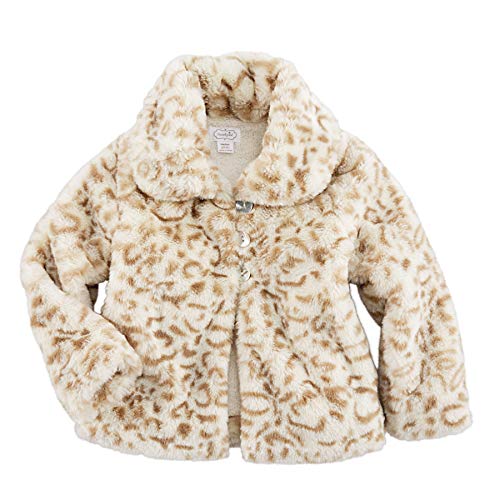 Algopix Similar Product 12 - Mud Pie Girls Brown Faux Fur Vest