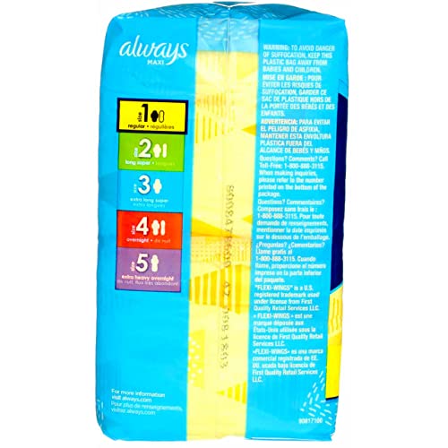 Algopix Similar Product 11 - Always Pads Size 1 Maxi 18 Count