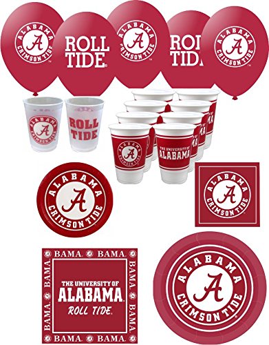 Algopix Similar Product 16 - Alabama Crimson Tide Party Supplies for