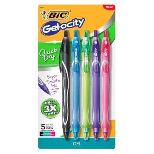 Algopix Similar Product 1 - BIC Gelocity Quick Dry Gel Pens 07