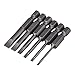 Algopix Similar Product 10 - Yibuy 6PCS 635mm Hex Shank Flat Head