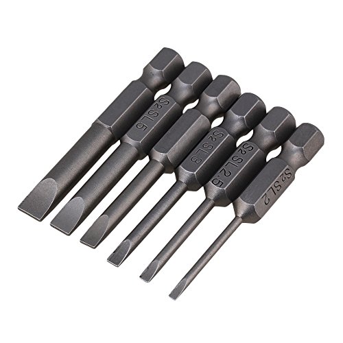 Algopix Similar Product 9 - Yibuy 6PCS 635mm Hex Shank Flat Head