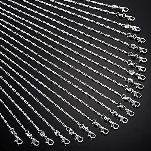 Algopix Similar Product 2 - TecUnite 24 Pack Silver Plated Water