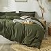Algopix Similar Product 11 - mixinni Army Green Duvet Cover King