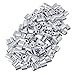 Algopix Similar Product 12 - Yibuy 200PCS Oval Aluminum Clip Ferrule