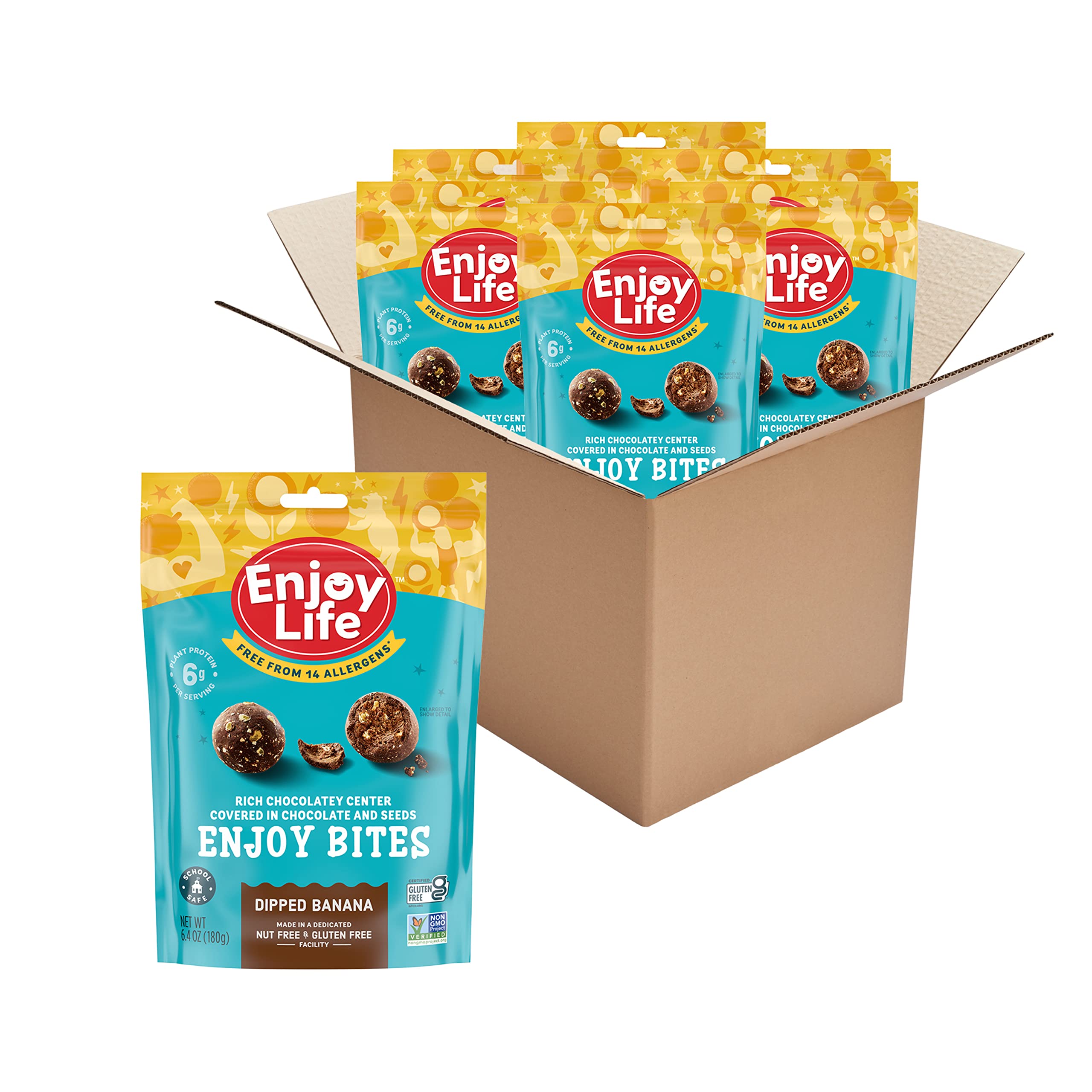 Algopix Similar Product 16 - Enjoy Life Enjoy Bites Dipped Banana